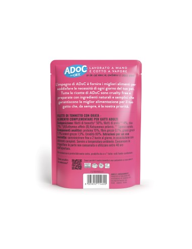 ADoC Cat Cat Atún con Besugo - 20 Sobres de 70gr - Alimento para mascotas