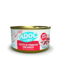 Dreesy by ADoC Cat Cat Atún con Ternera - 24 Latas de 85gr - Alimento para mascotas