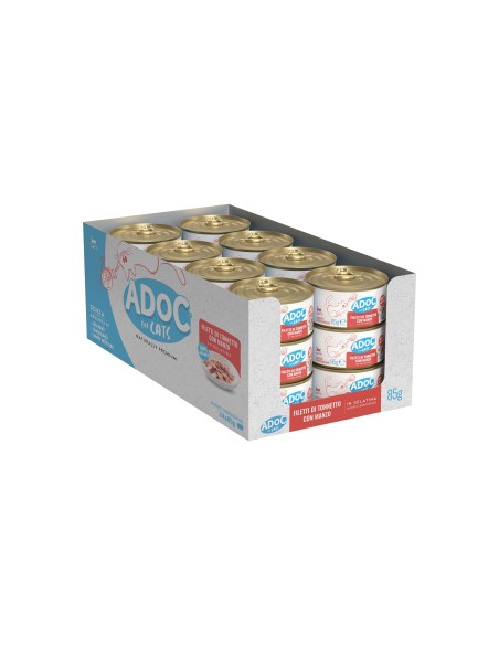 Dreesy by ADoC Cat Cat Atún con Ternera - 24 Latas de 85gr - Alimento para mascotas
