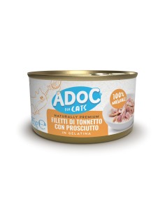 ADoC Cat Cat Tuna with Ham - 24 Tins of 85gr - Pet Food