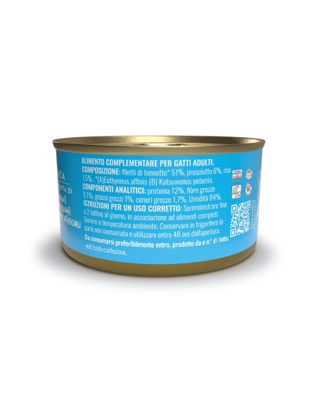 ADoC Cat Cat Atún con Jamón - 24 Latas de 85gr - Alimento para mascotas