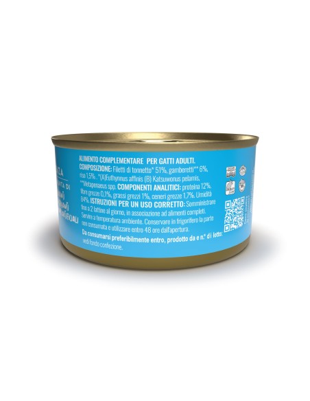 ADoC Cat Cat Atún con Camarones - 24 Latas de 85gr - Alimento para mascotas