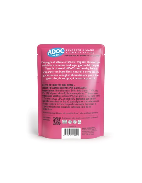 ADoC MIX ORATA SARDINA Cat Gatto - 20 Buste da 70gr
