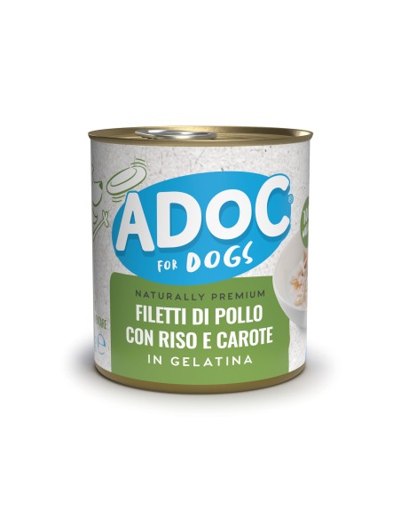 ADoC Dog Wet Food for Dogs Mix 3 Chicken with Rice and Carrots Chicken with Potatoes Tuna with Potatoes and Carrots - 16 Cans 28