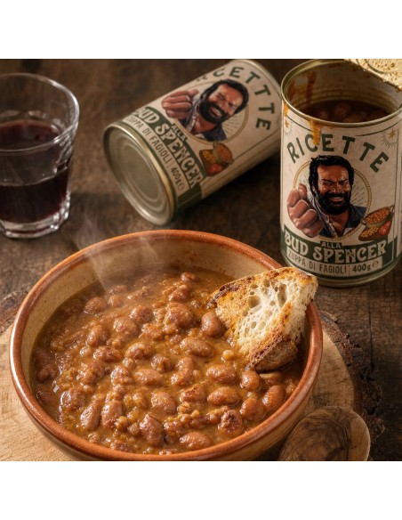 Ricette di Bud Spencer - Zuppa di Fagioli - Lattina da 400 gr
