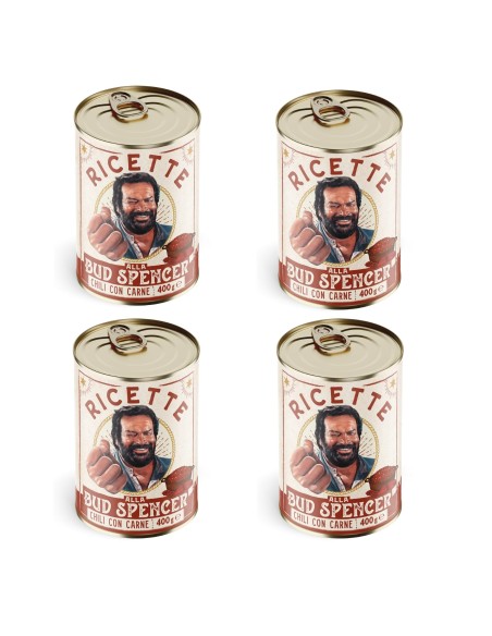 Ricette alla Bud Spencer - Chili con Carne - 4 Lattine da 400gr