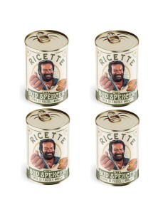 Ricette di Bud Spencer - Zuppa di Fagioli - 4 Lattine da 400 gr