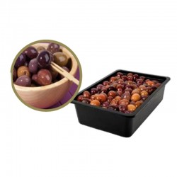 Olive Nere Morate Ex Greche - Vaschetta da 1.9Kg - Ortoconserviera Camaranese