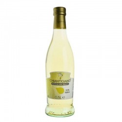 Aceto di vino Bianco Il Chiantigiano 100% Italiano - Bottiglia da 500ml - Olio, aceto e sale