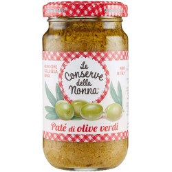 Le Conserve Della Nonna - Patè di Olive Verdi - Barattolo da 190gr - Salse e Spezie