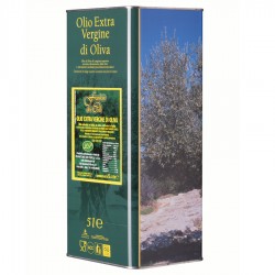 Olio Extravergine di Oliva Frantoio del Colle Latta da 5 Litri - Olio Aceto e Sale