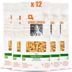 Pasta GIROLOMONI Fusilli Senatore Cappelli Bio - 12 confezioni da 500gr