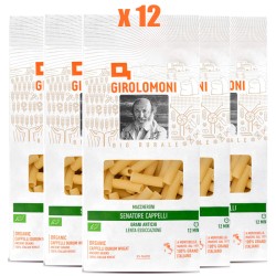 Pasta GIROLOMONI Maccheroni Senatore Cappelli Bio - 12 confezioni da 500gr