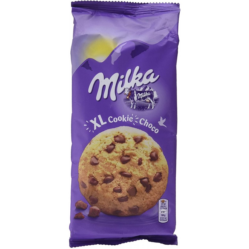 Milka XL Cookies Choco Confezione da 184gr Saiwa